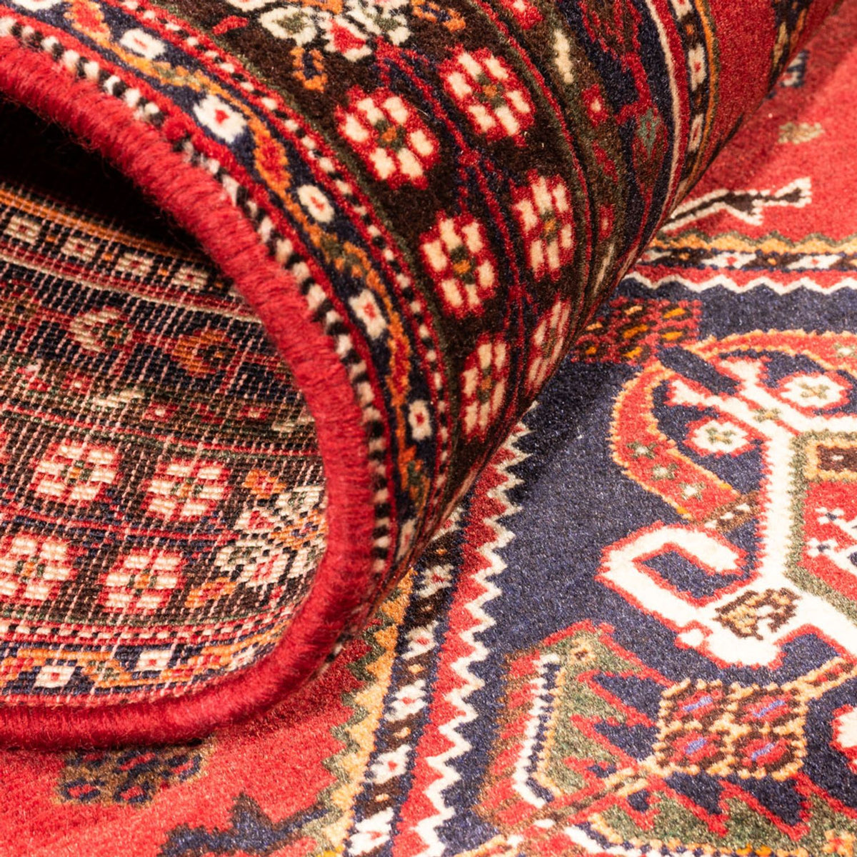 Alfombra de pasillo Alfombra persa - Nómada - 182 x 80 cm - rojo