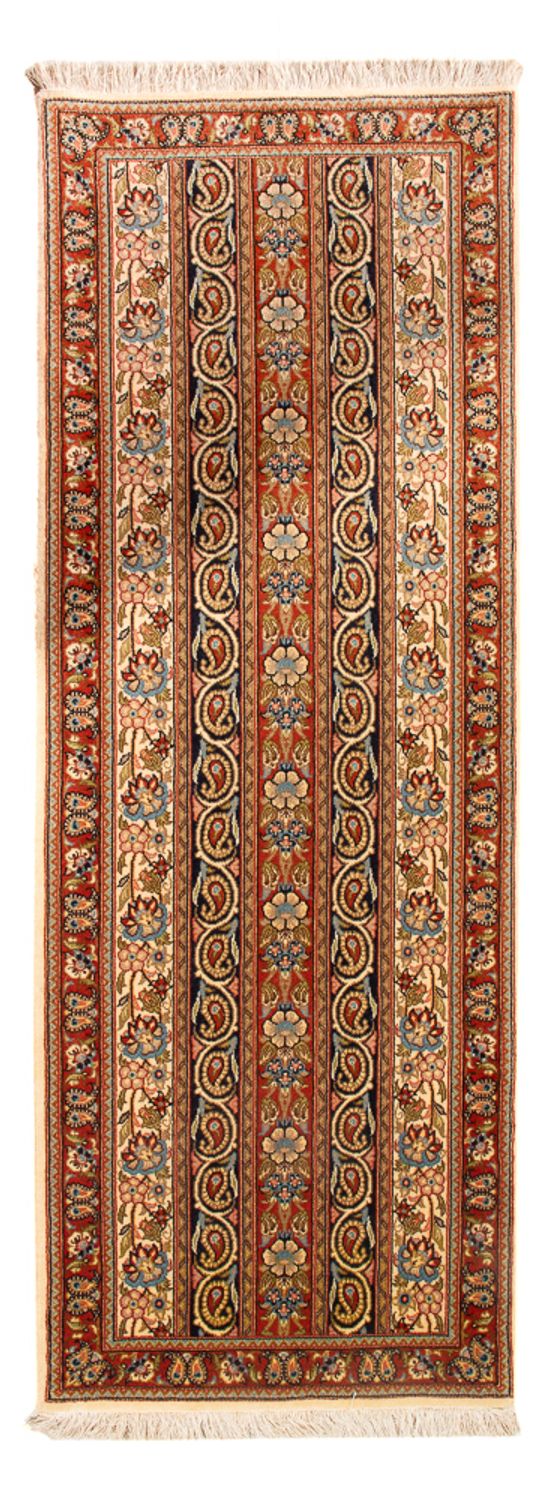 Alfombra de pasillo Alfombra persa - Ghom - 145 x 53 cm - multicolor
