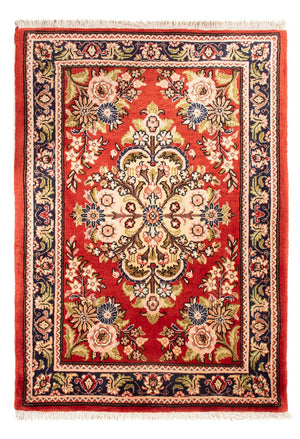 Alfombra persa - Ghom - 98 x 68 cm - rojo