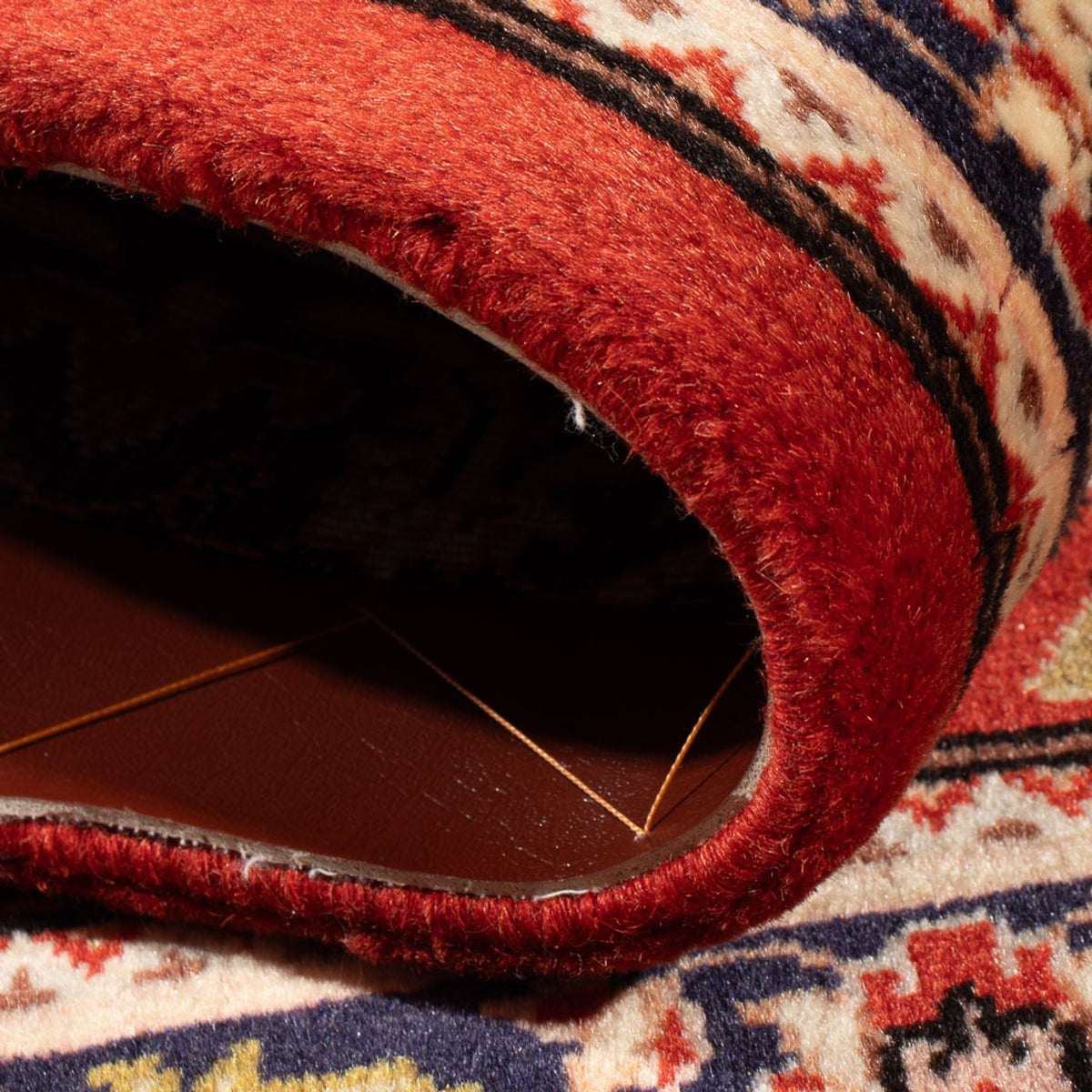 Alfombra persa - Ghom - 98 x 68 cm - rojo