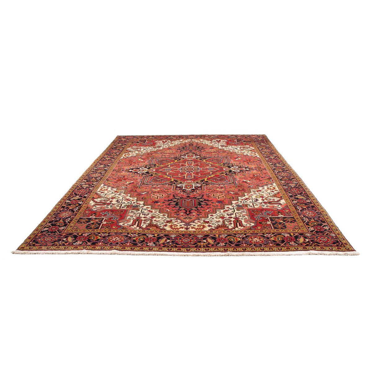 Alfombra persa - Nómada - 363 x 260 cm - rojo claro
