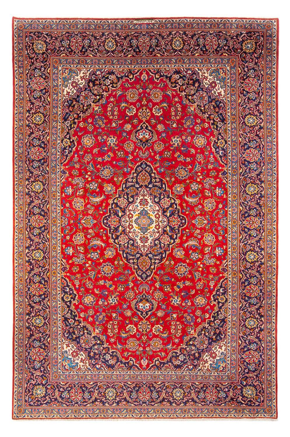 Alfombra persa - Keshan - 338 x 230 cm - rojo