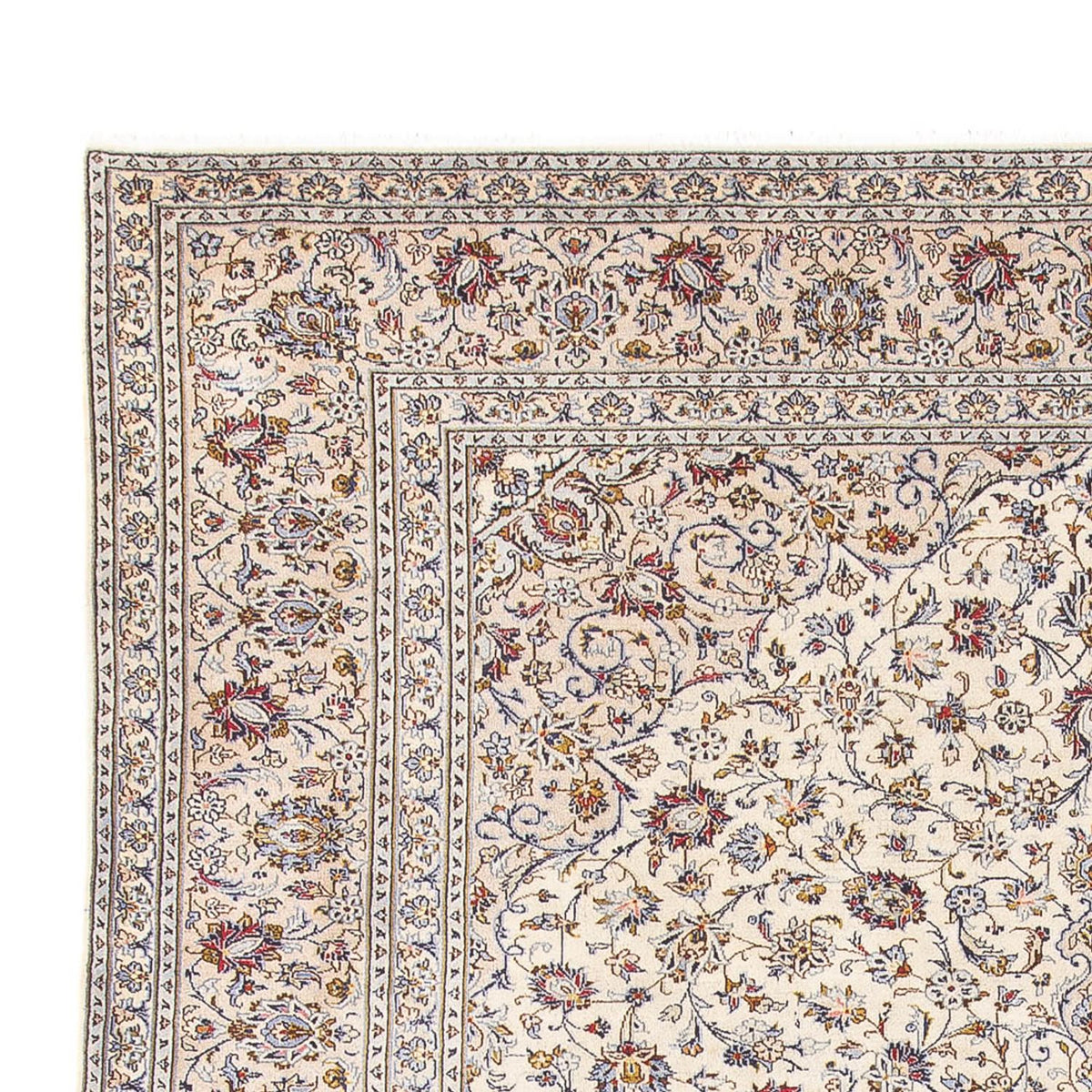 Alfombra persa - Keshan - 400 x 300 cm - crema