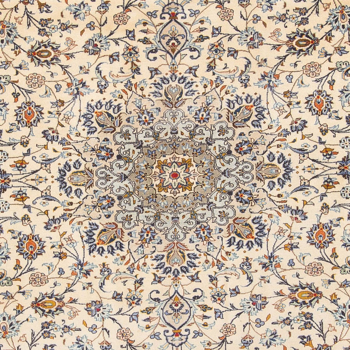 Alfombra persa - Keshan - 414 x 293 cm - crema
