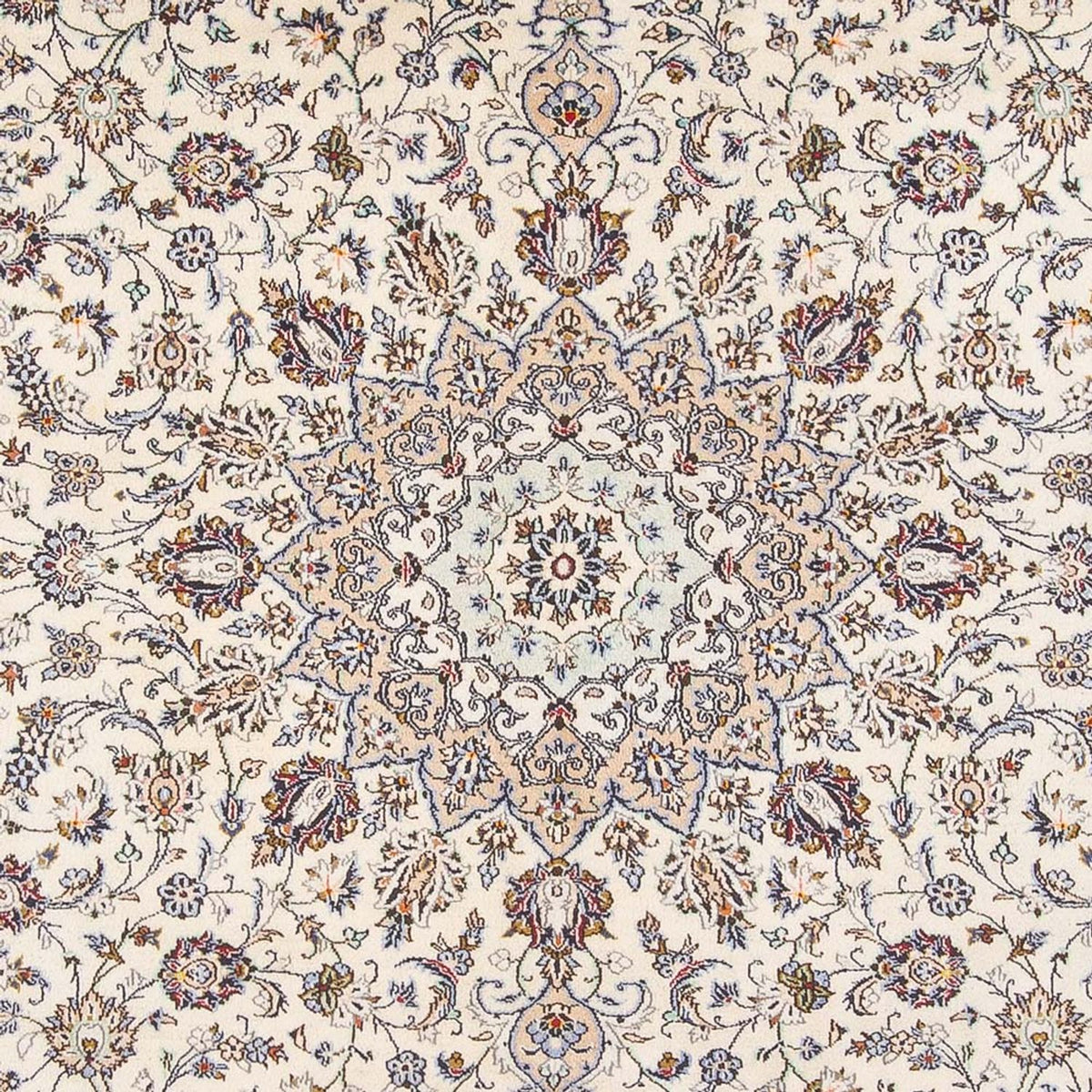 Alfombra persa - Keshan - 403 x 300 cm - crema