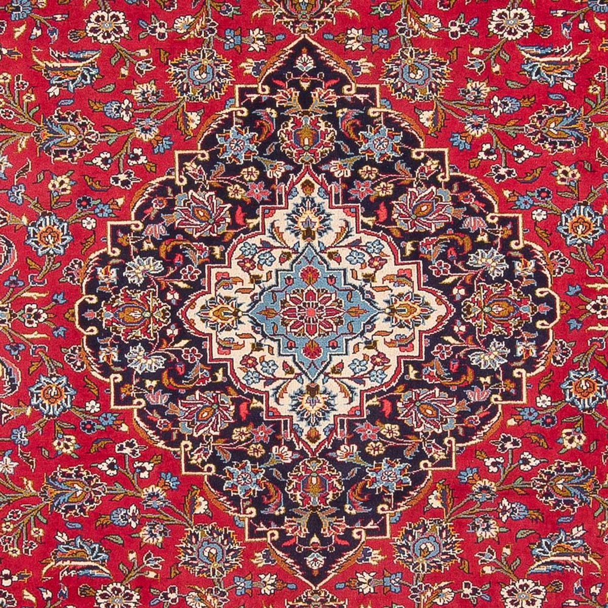 Alfombra persa - Keshan - 397 x 300 cm - rojo