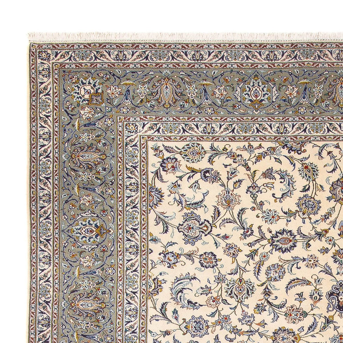Alfombra persa - Keshan - 418 x 307 cm - crema