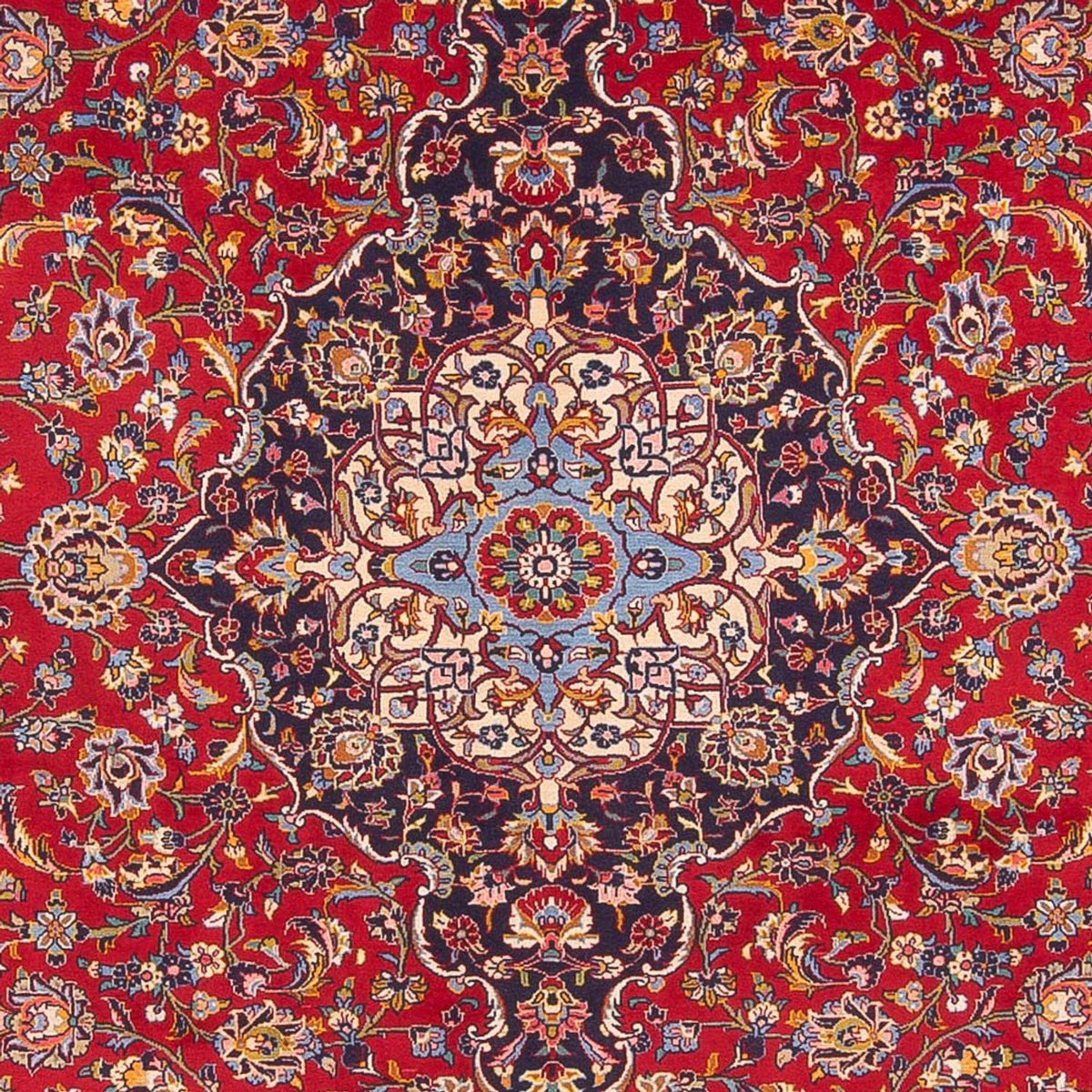 Alfombra persa - Keshan - 417 x 300 cm - rojo