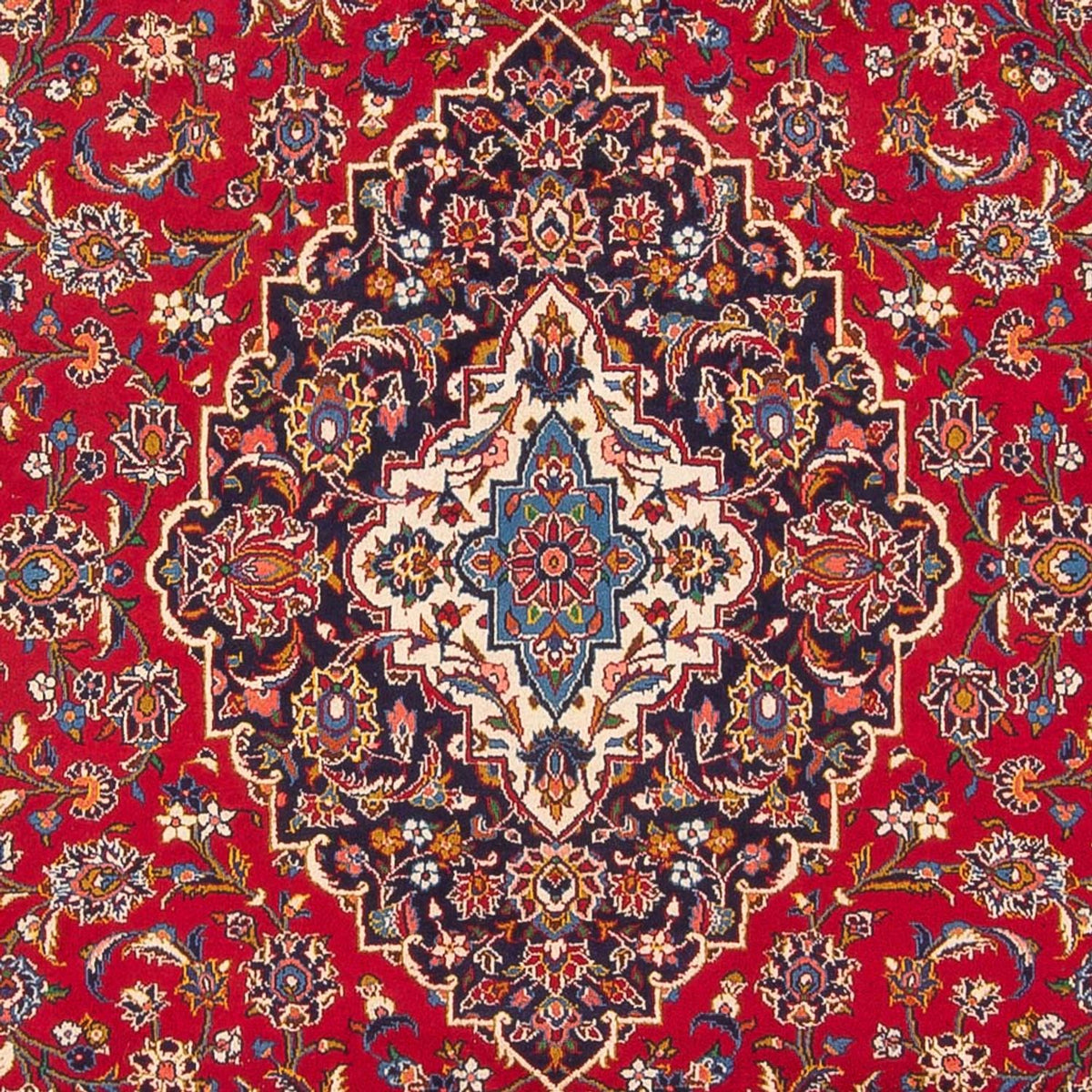 Alfombra persa - Keshan - 397 x 291 cm - rojo