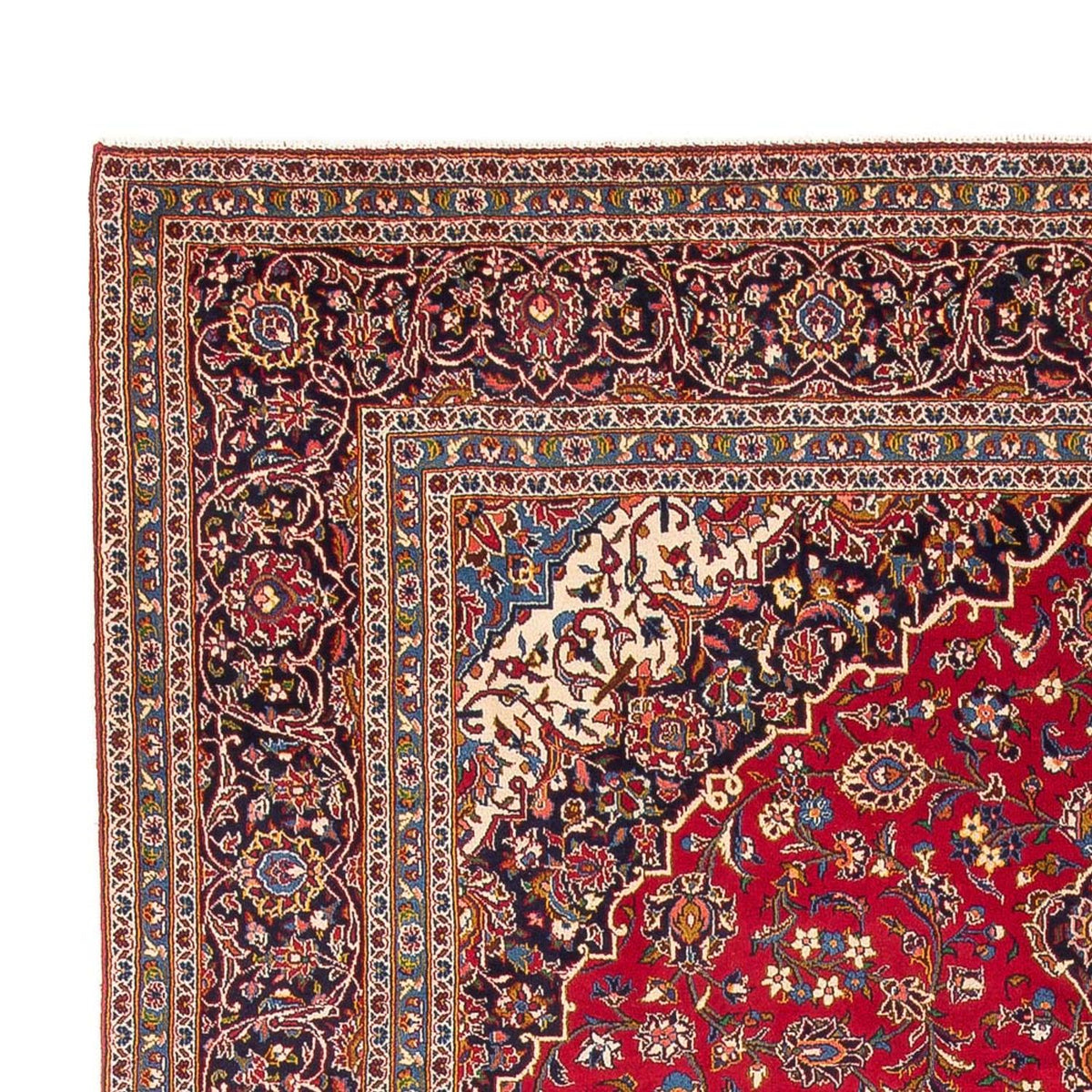 Alfombra persa - Keshan - 397 x 291 cm - rojo