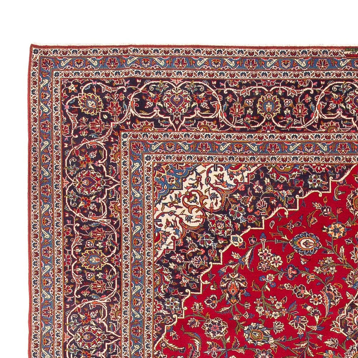 Alfombra persa - Keshan - 388 x 297 cm - rojo