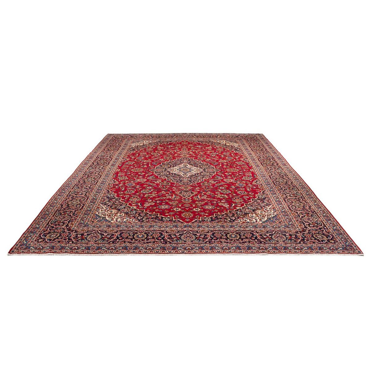 Alfombra persa - Keshan - 388 x 297 cm - rojo