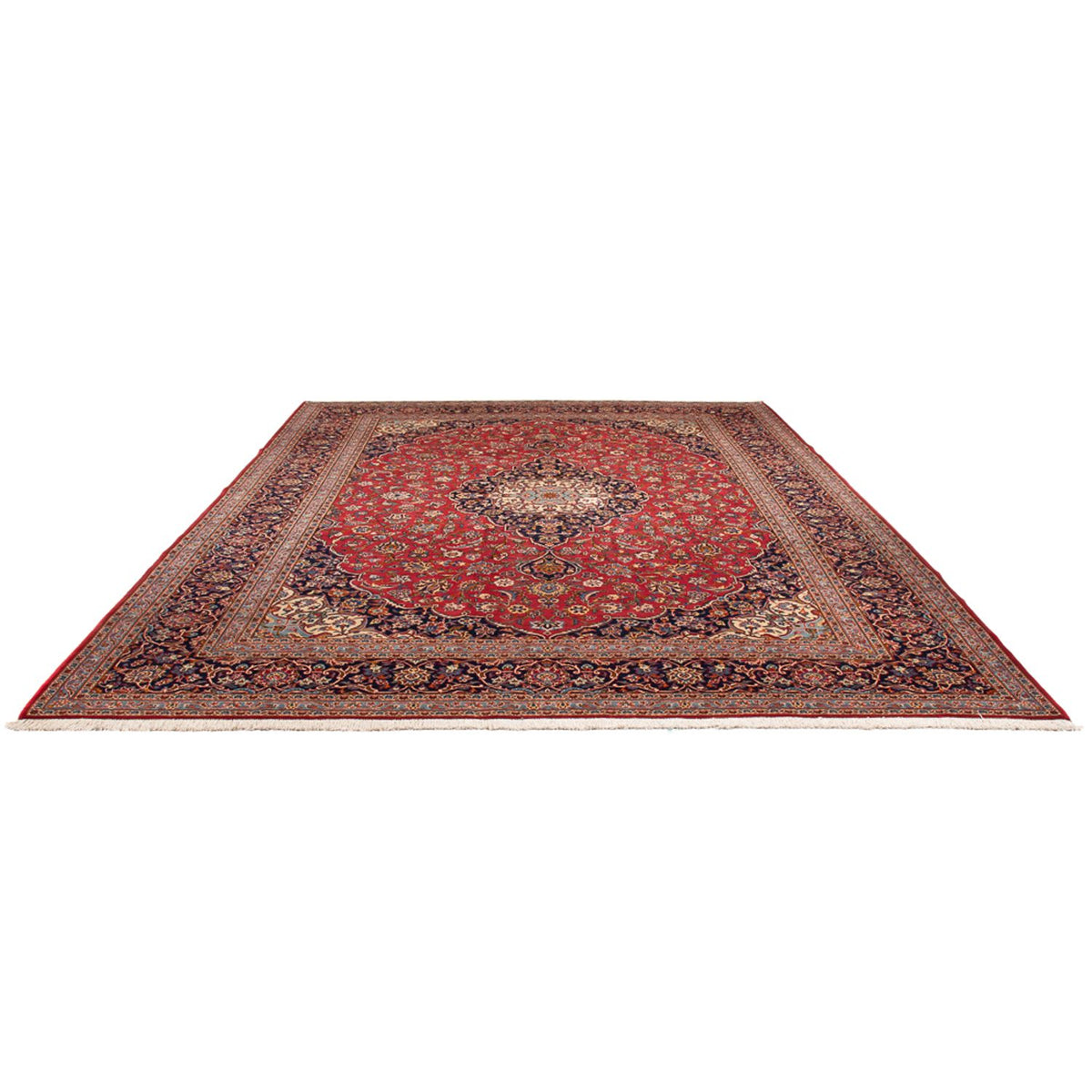 Alfombra persa - Keshan - 386 x 296 cm - rojo