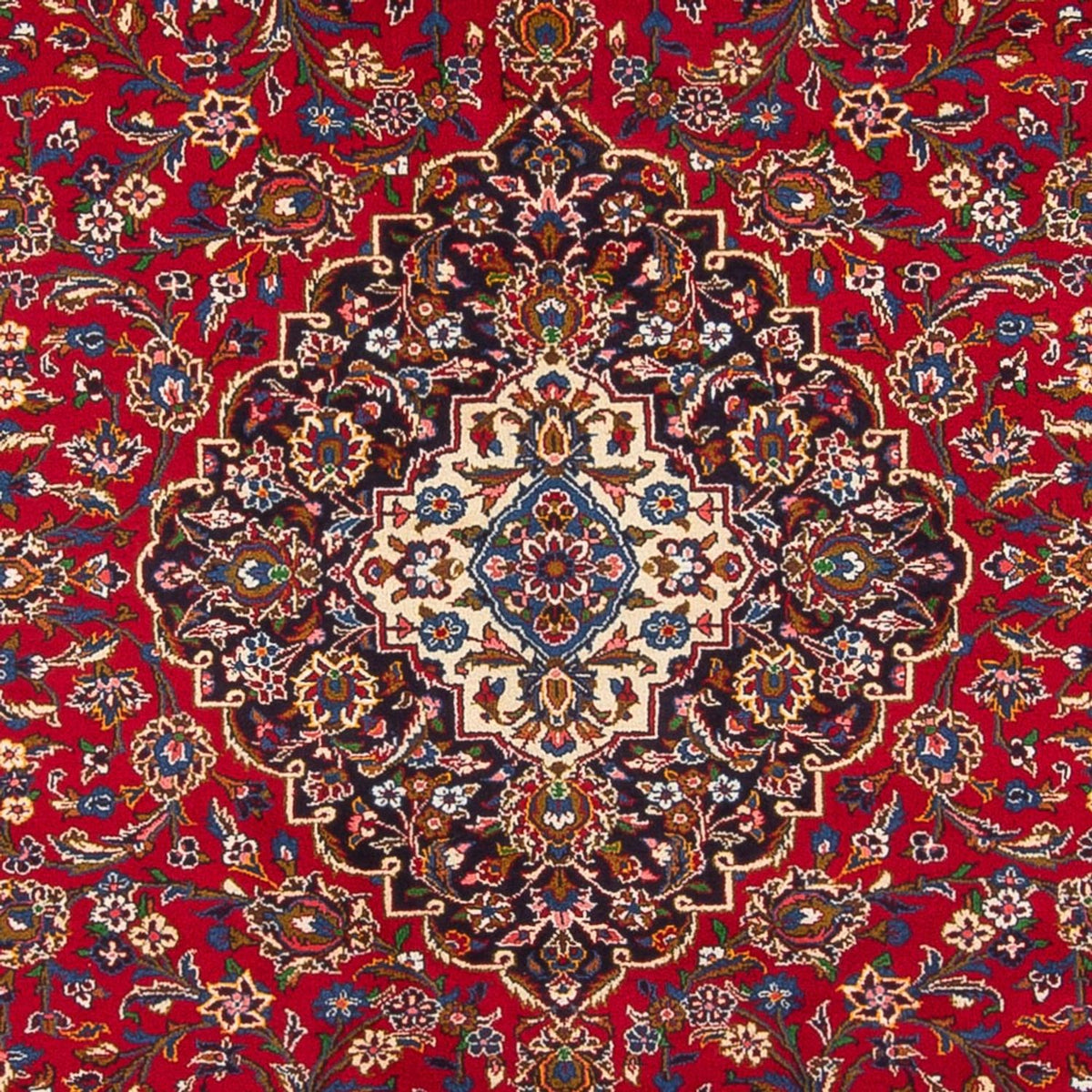 Alfombra persa - Keshan - 405 x 297 cm - rojo