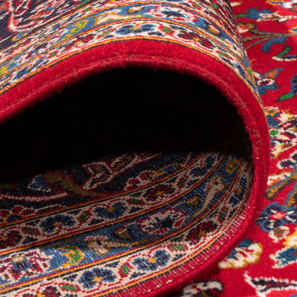 Alfombra persa - Keshan - 405 x 297 cm - rojo