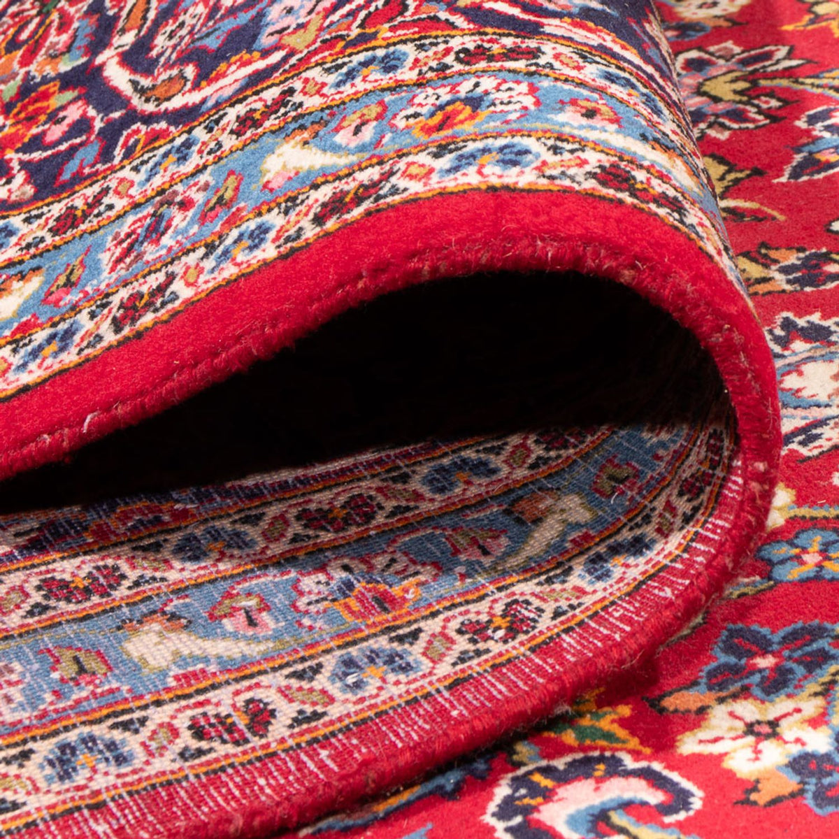 Alfombra persa - Keshan - 394 x 295 cm - rojo