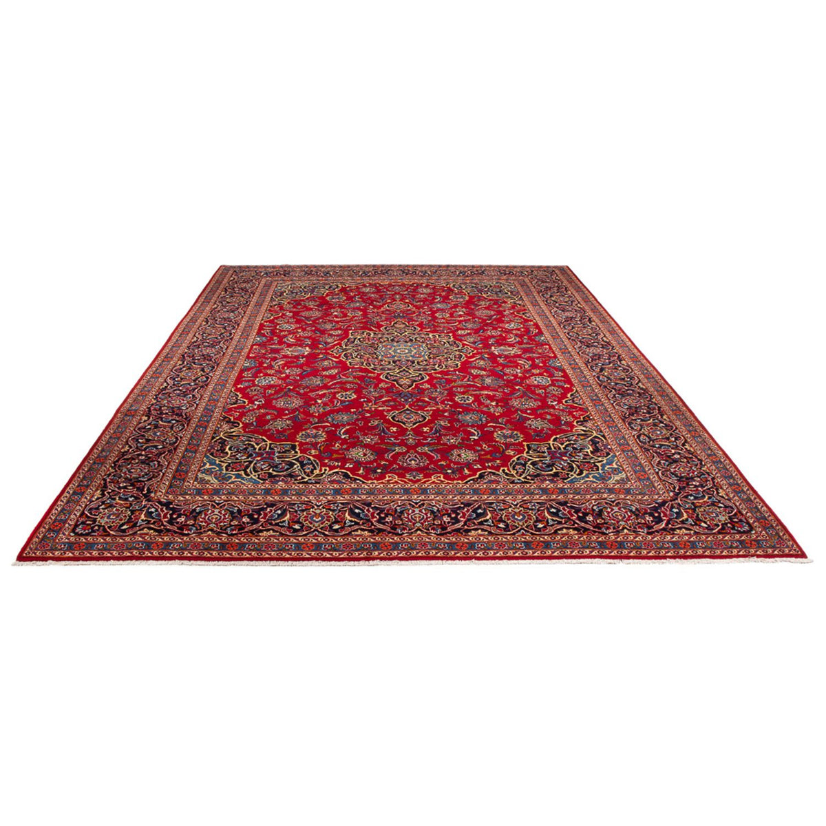 Alfombra persa - Keshan - 412 x 290 cm - rojo