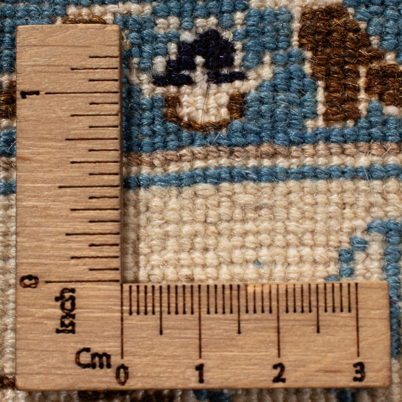 Alfombra persa - Nain - 395 x 300 cm - azul oscuro