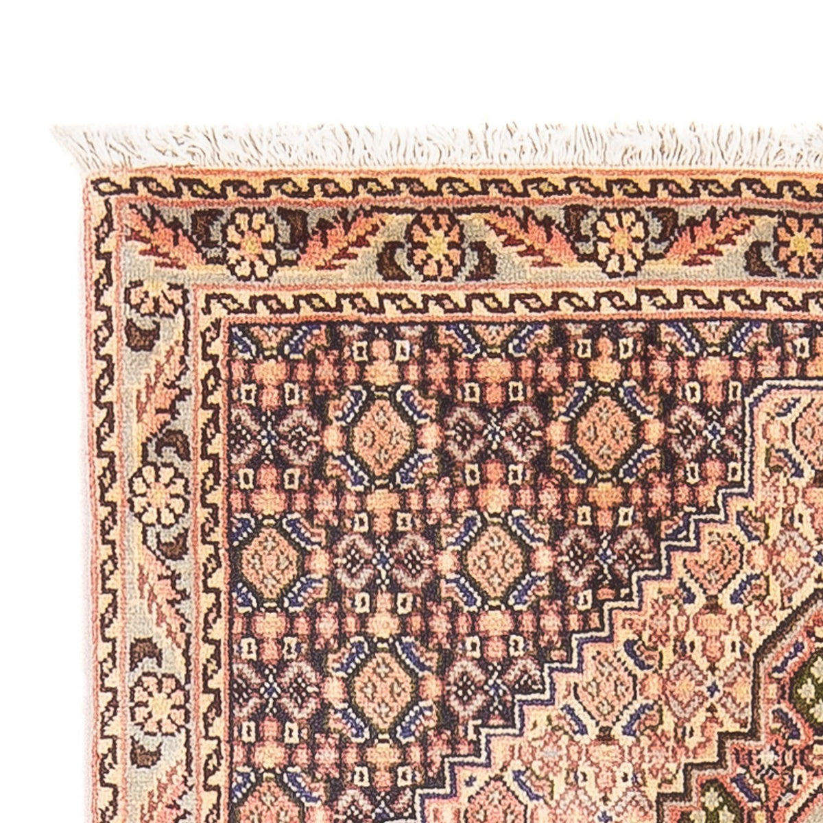 Alfombra persa - Clásica - 103 x 73 cm - beige oscuro