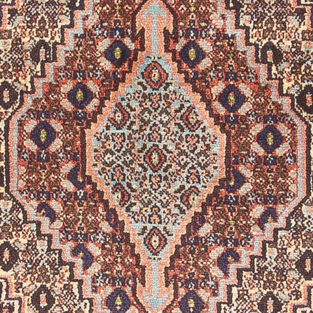 Alfombra persa - Clásica - 98 x 73 cm - beige oscuro