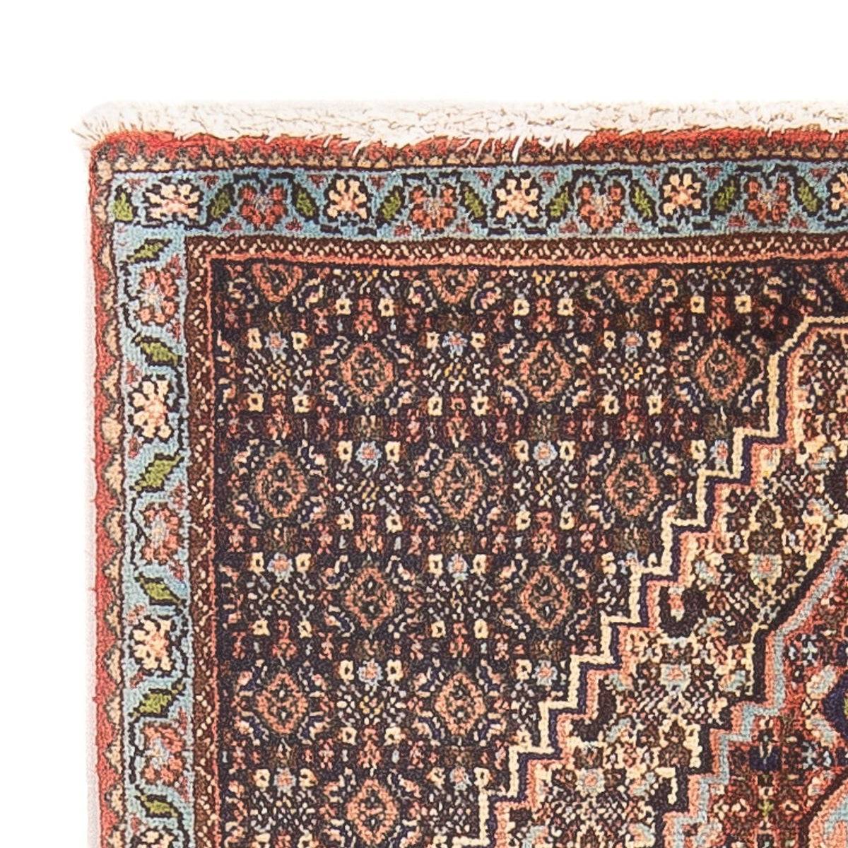 Alfombra persa - Clásica - 98 x 73 cm - beige oscuro