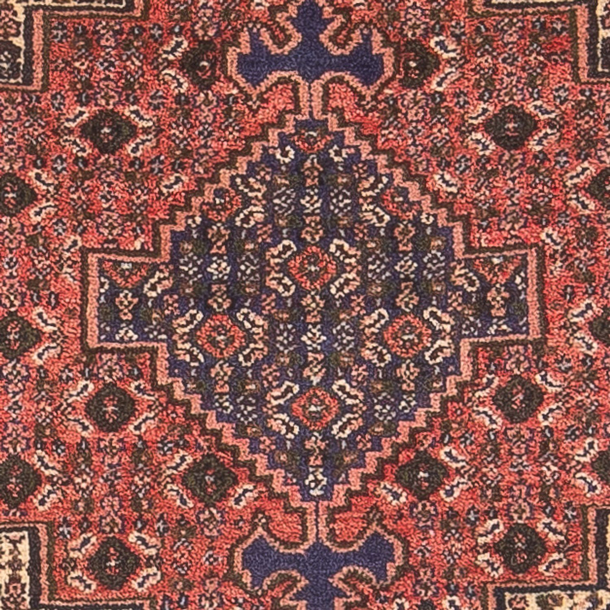 Alfombra persa - Clásica - 96 x 70 cm - rojo claro
