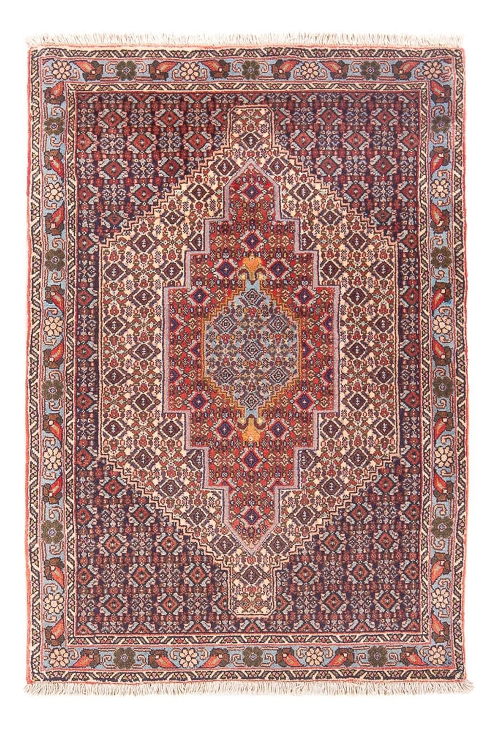 Alfombra persa - Clásica - 113 x 76 cm - rojo claro