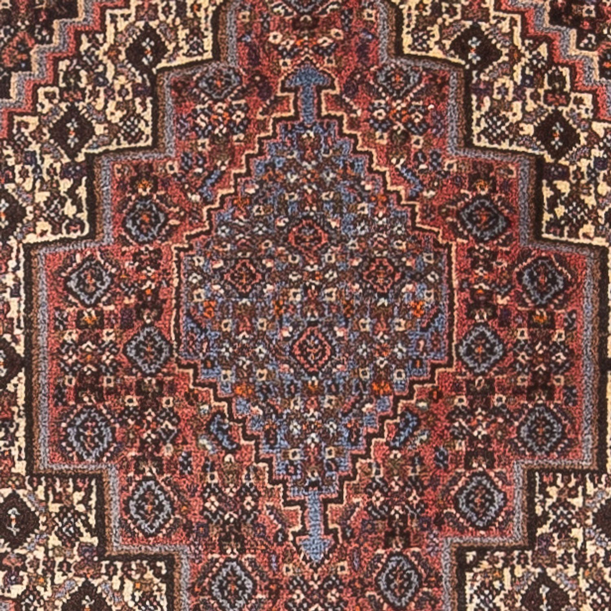 Alfombra persa - Clásica - 90 x 72 cm - beige oscuro
