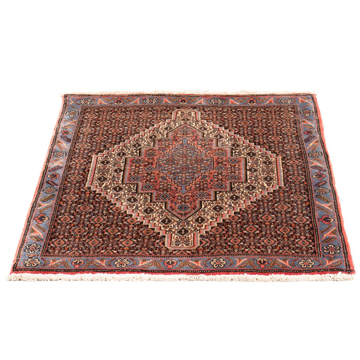 Alfombra persa - Clásica - 90 x 72 cm - beige oscuro
