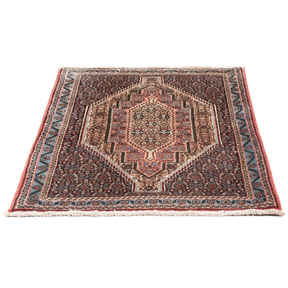 Alfombra persa - Clásica - 105 x 77 cm - beige oscuro
