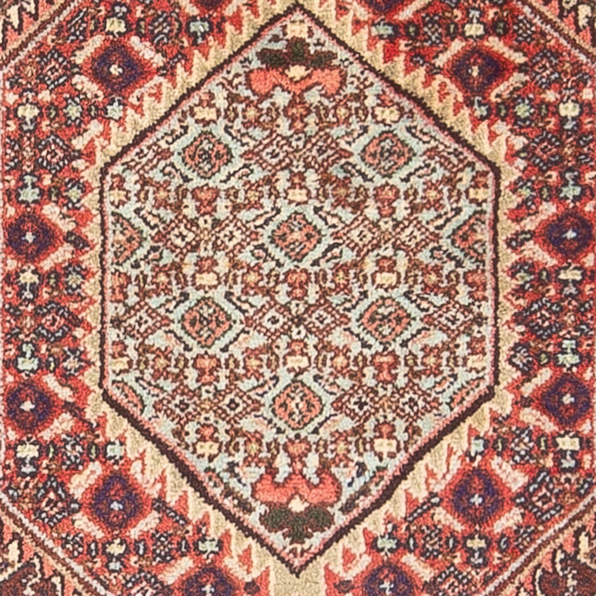 Alfombra persa - Clásica - 100 x 68 cm - beige claro