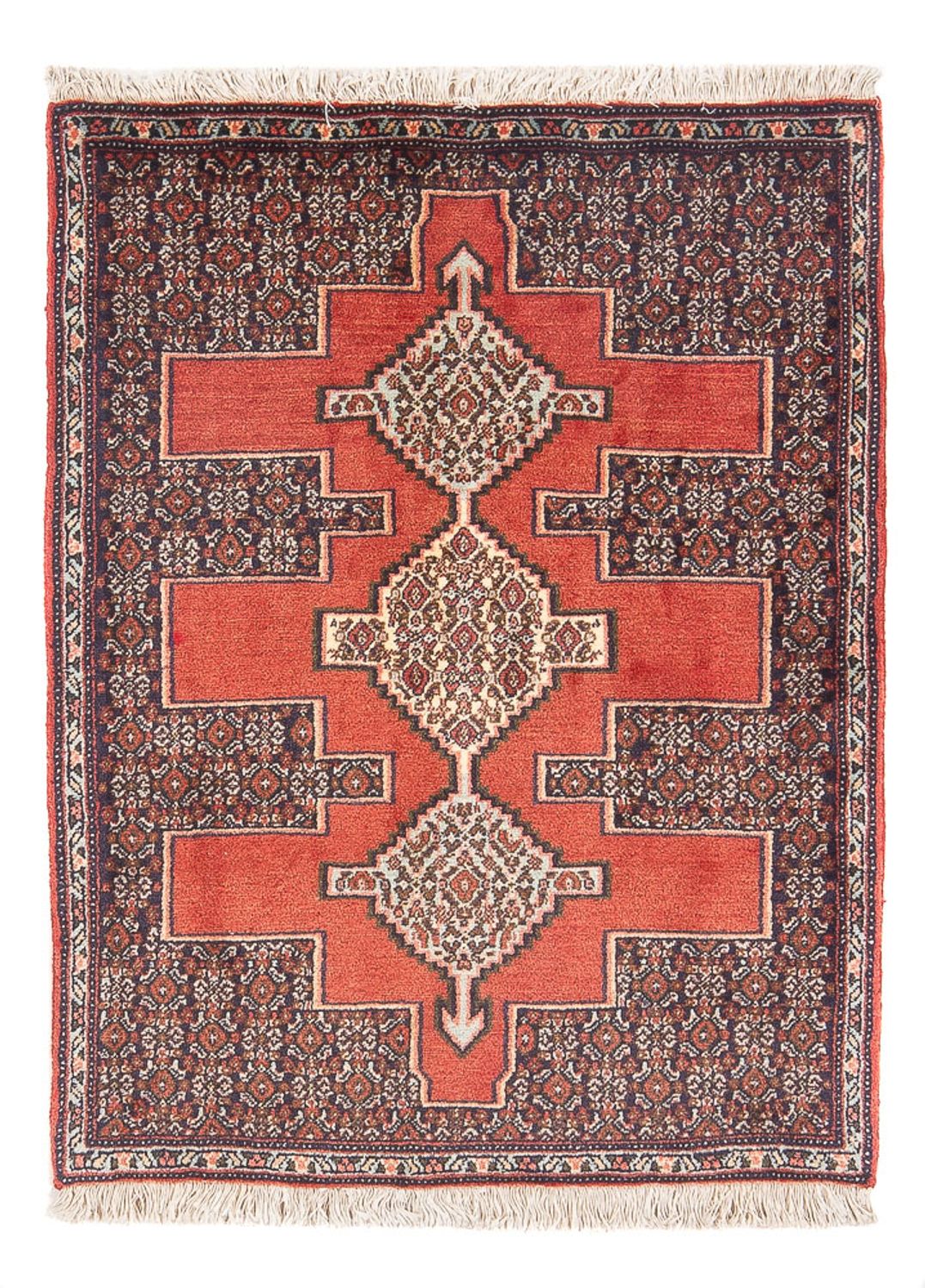 Alfombra persa - Clásica - 104 x 72 cm - naranja