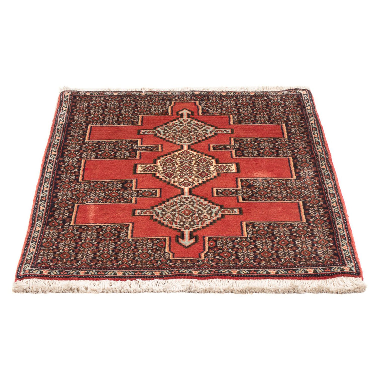 Alfombra persa - Clásica - 104 x 72 cm - naranja