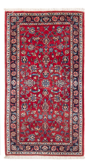 Alfombra persa - Keshan - 135 x 70 cm - rojo