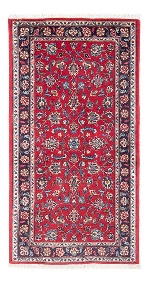 Alfombra persa - Keshan - 142 x 68 cm - rojo