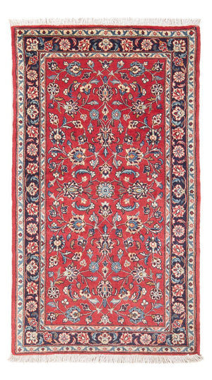 Alfombra persa - Keshan - 140 x 74 cm - rojo