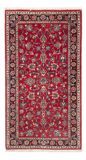 Alfombra persa - Keshan - 130 x 70 cm - rojo