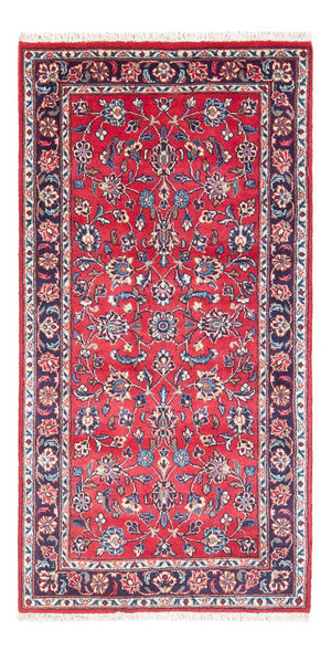 Alfombra persa - Keshan - 138 x 68 cm - rojo