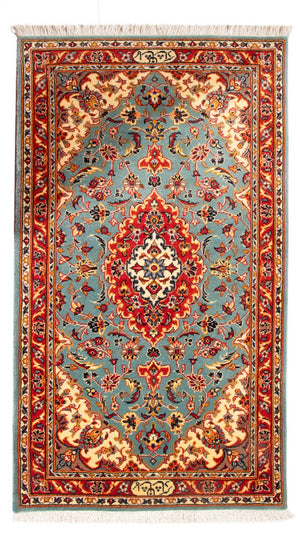 Alfombra persa - Keshan - 130 x 70 cm - rojo