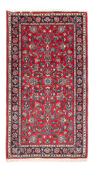 Alfombra persa - Keshan - 130 x 70 cm - rojo