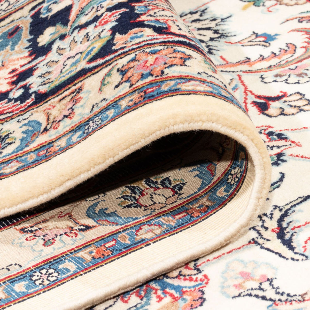 Alfombra persa - Clásica - Real - 340 x 244 cm - crema