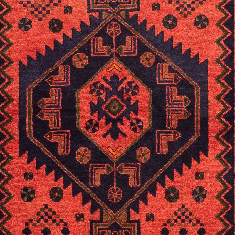 Alfombra persa - Nómada - 153 x 104 cm - rojo claro