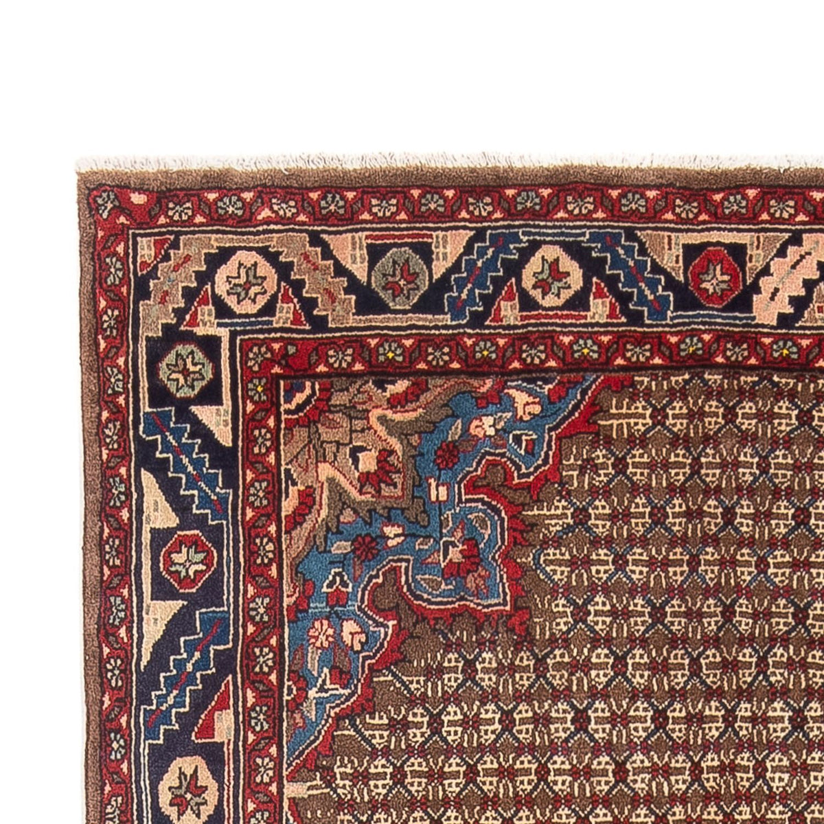 Alfombra persa - Nómada - 306 x 157 cm - beige oscuro