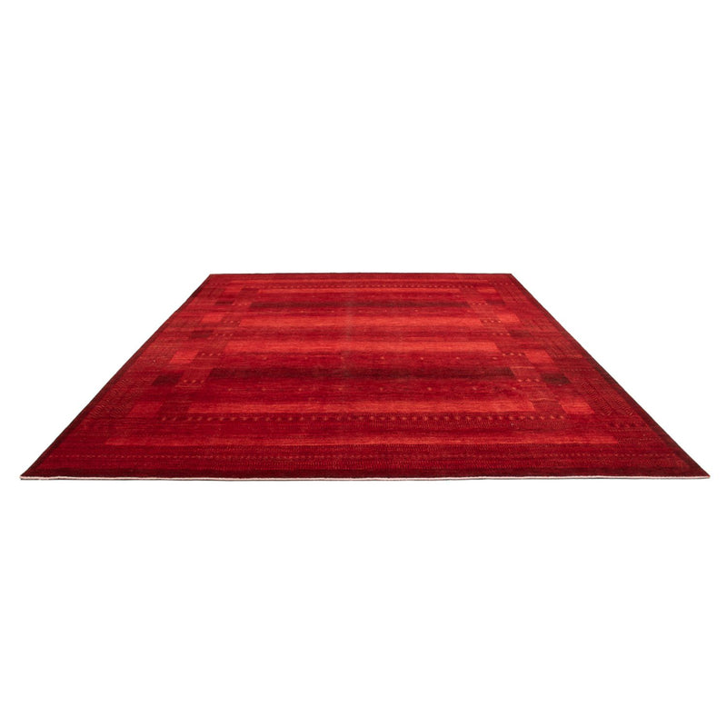 Alfombra Gabbeh - Loribaft Persa - 384 x 284 cm - rojo