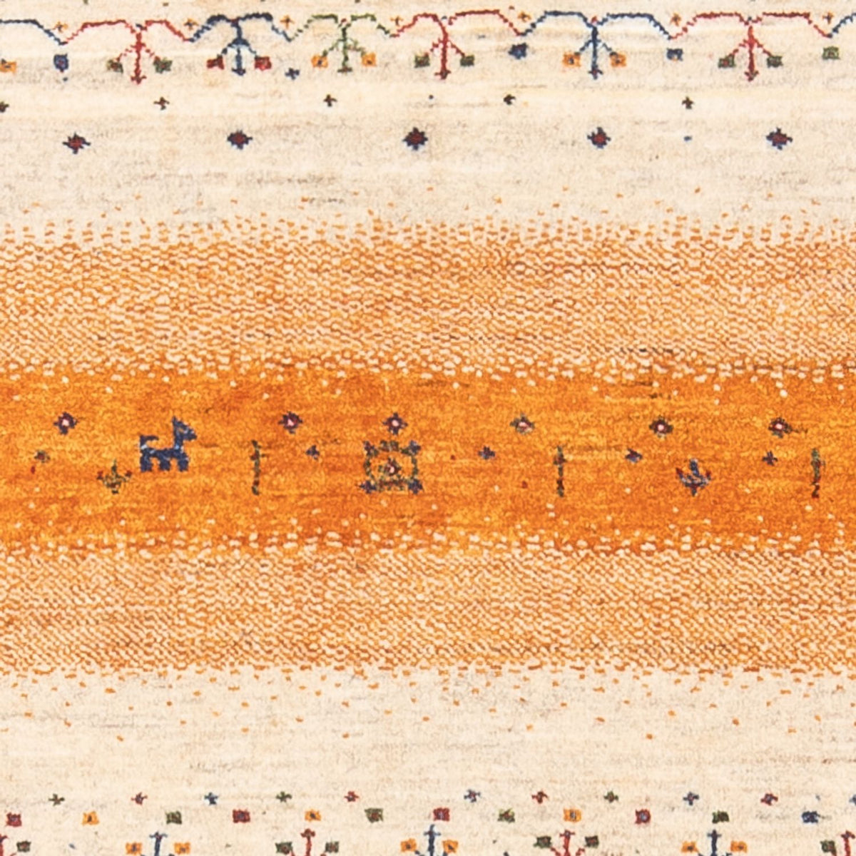 Alfombra Gabbeh - Loribaft Persa - 131 x 82 cm - multicolor