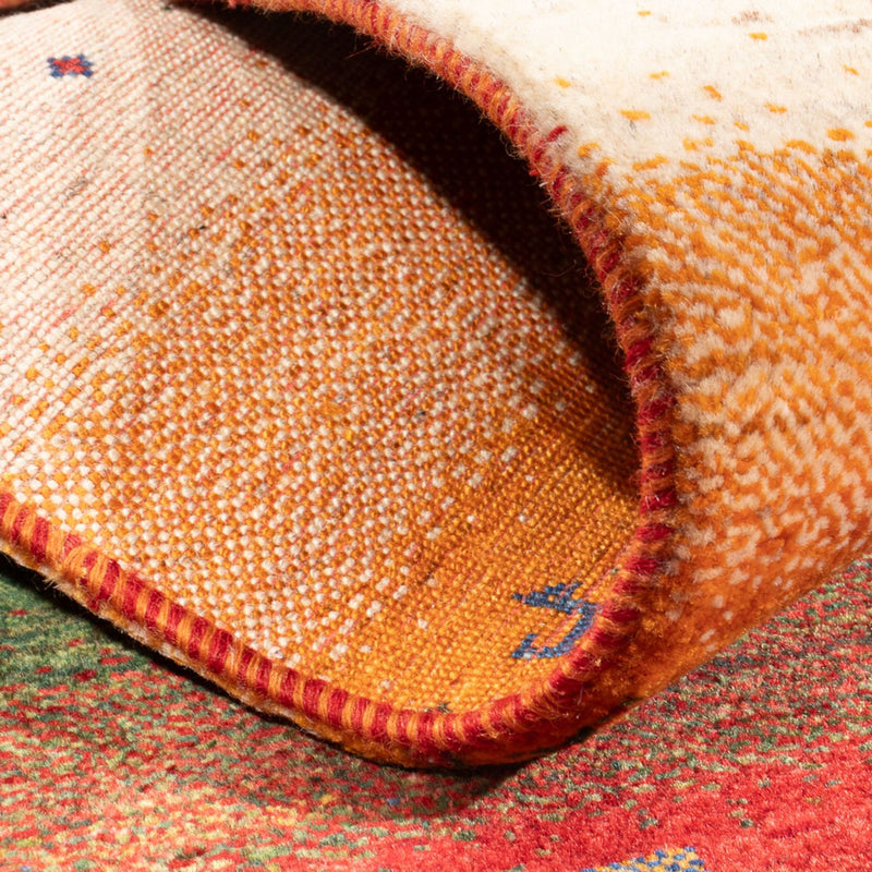 Alfombra Gabbeh - Loribaft Persa - 131 x 82 cm - multicolor