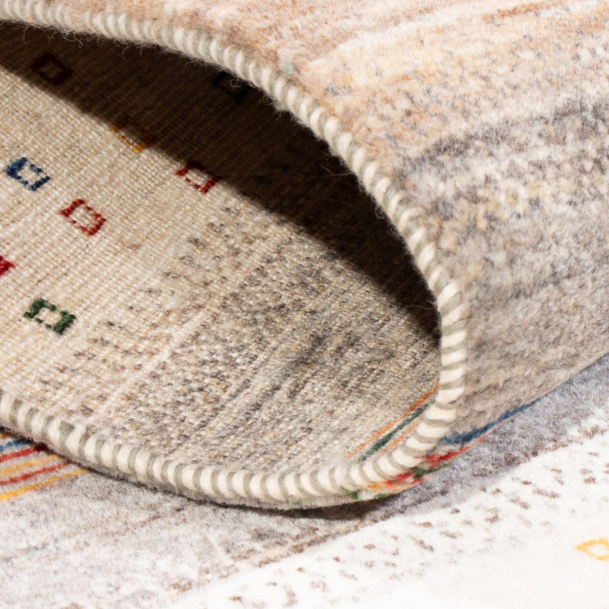 Alfombra Gabbeh - Loribaft Persa - 142 x 82 cm - multicolor