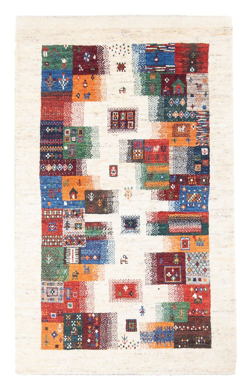 Alfombra Gabbeh - Loribaft Persa - 136 x 85 cm - multicolor