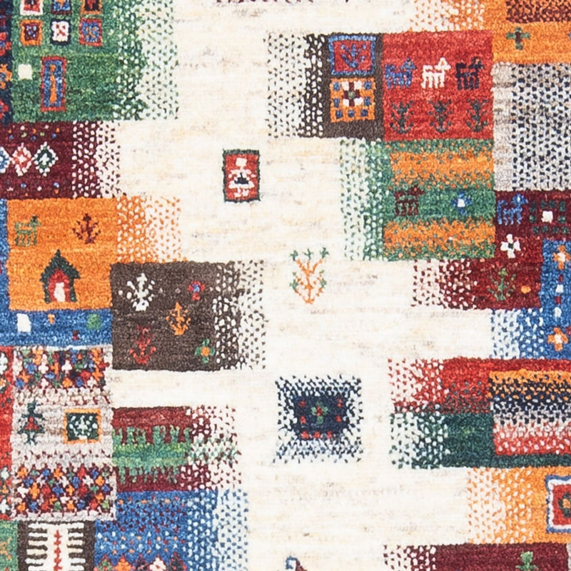 Alfombra Gabbeh - Loribaft Persa - 136 x 85 cm - multicolor