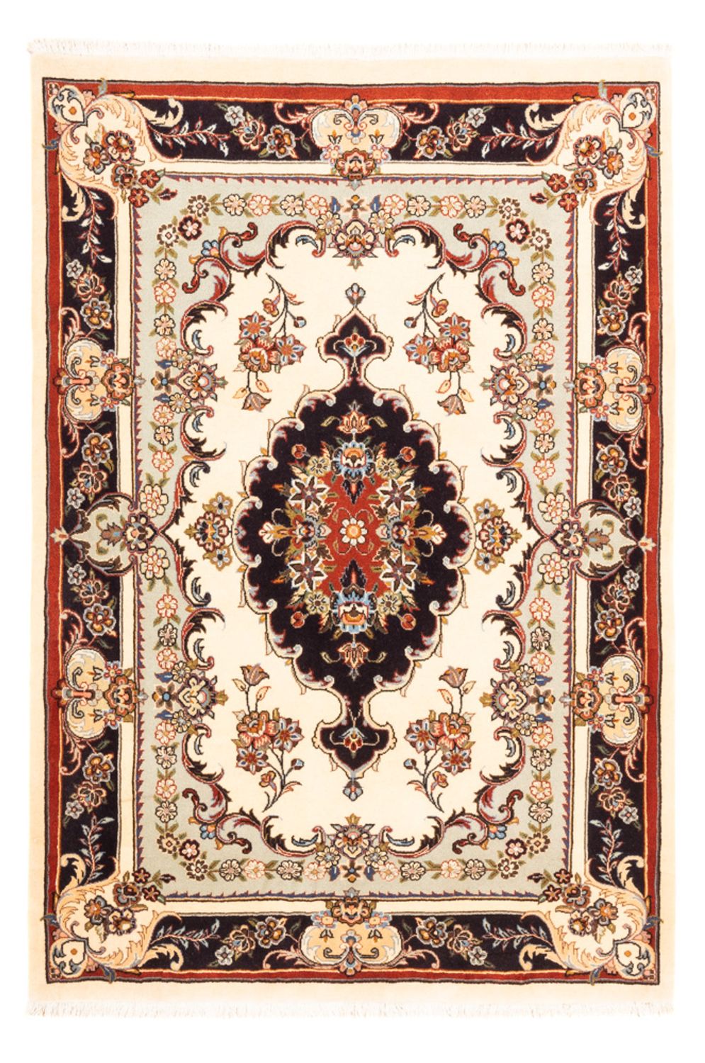 Alfombra persa - Clásica - 177 x 118 cm - crema